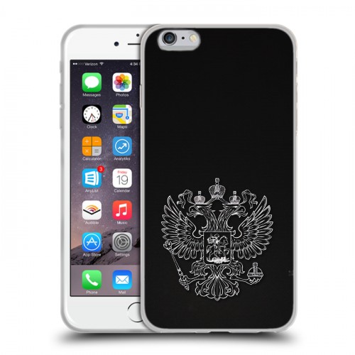 Дизайнерский силиконовый чехол для Iphone 6 Plus/6s Plus Герб России