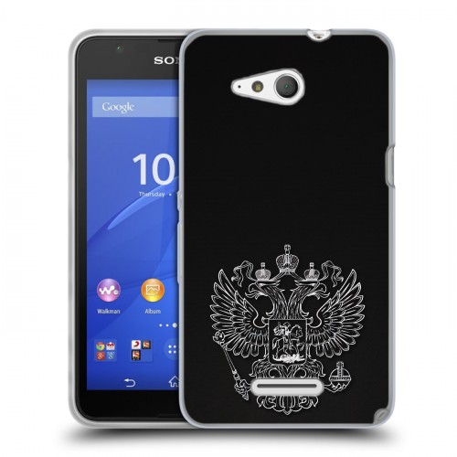 Дизайнерский пластиковый чехол для Sony Xperia E4g Герб России