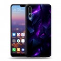 Дизайнерский силиконовый с усиленными углами чехол для Huawei P20 Pro Абстракиция