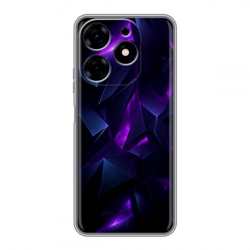 Дизайнерский силиконовый с усиленными углами чехол для Tecno Spark 10 Абстракиция