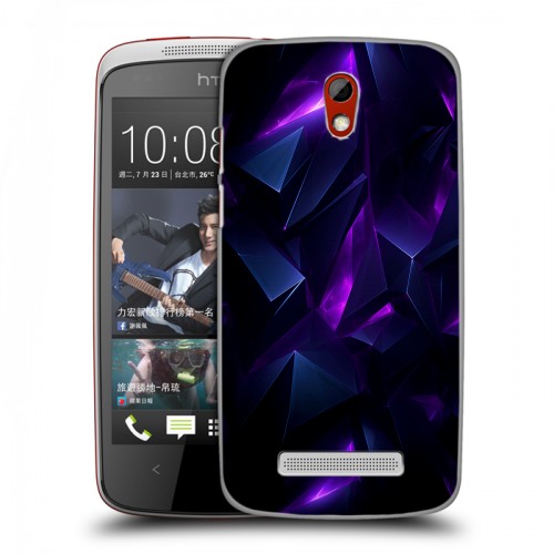 Дизайнерский пластиковый чехол для HTC Desire 500 Абстракиция