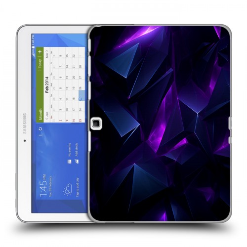 Дизайнерский силиконовый чехол для Samsung Galaxy Tab 4 10.1 Абстракиция