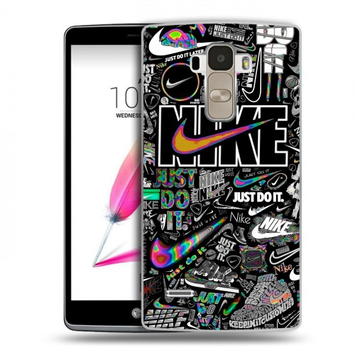 Дизайнерский пластиковый чехол для LG G4 Stylus Найк