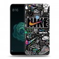Дизайнерский силиконовый чехол для Xiaomi Mi A2 Найк