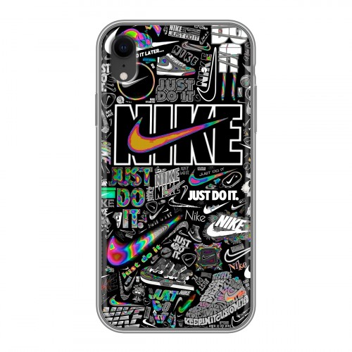 Дизайнерский силиконовый чехол для Iphone Xr Найк
