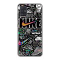 Дизайнерский силиконовый чехол для Samsung Galaxy A51 Найк