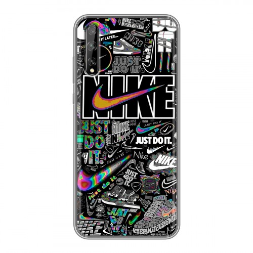 Дизайнерский силиконовый чехол для Huawei Y8p Найк