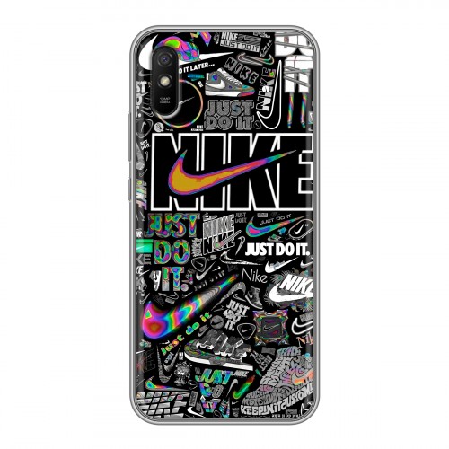 Дизайнерский силиконовый чехол для Xiaomi RedMi 9A Найк