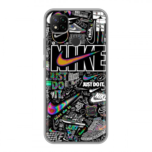 Дизайнерский силиконовый чехол для Xiaomi RedMi 9C Найк