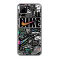 Дизайнерский силиконовый чехол для Realme C11 Найк