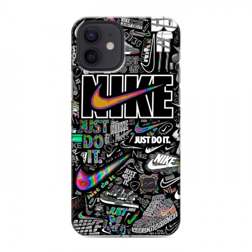 Дизайнерский силиконовый чехол для Iphone 12 Найк