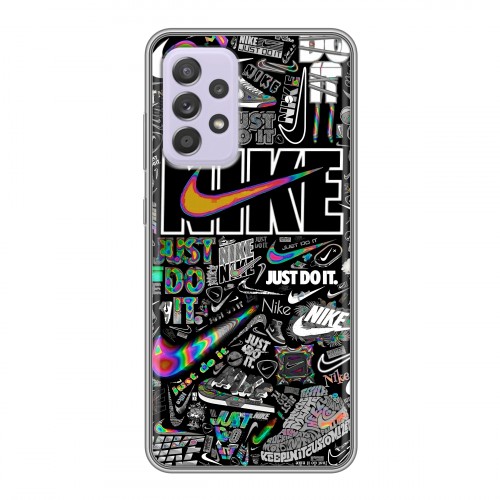 Дизайнерский силиконовый чехол для Samsung Galaxy A52 Найк