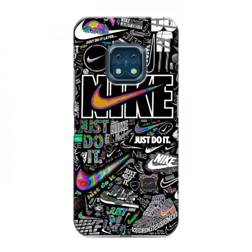 Дизайнерский силиконовый с усиленными углами чехол для Nokia XR20 Найк