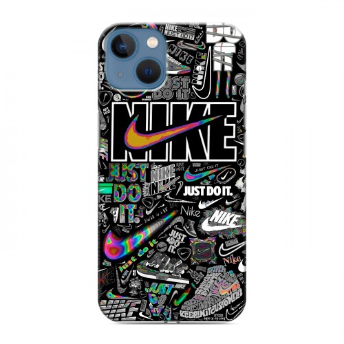 Дизайнерский силиконовый чехол для Iphone 13 Найк