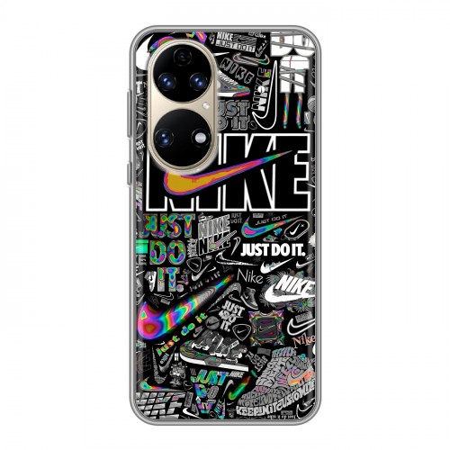 Дизайнерский силиконовый чехол для Huawei P50 Pro Найк