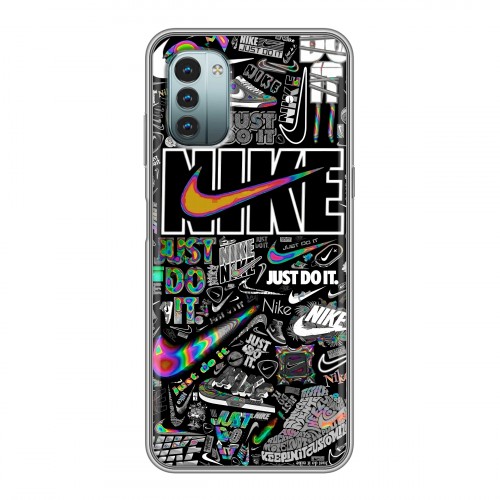 Дизайнерский силиконовый чехол для Nokia G11 Найк