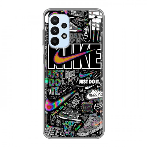 Дизайнерский силиконовый чехол для Samsung Galaxy A23 Найк