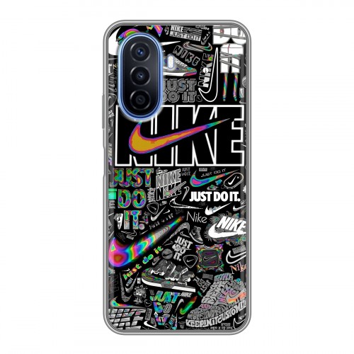 Дизайнерский силиконовый чехол для Huawei Nova Y70 Найк