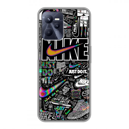 Дизайнерский силиконовый чехол для Realme C35 Найк