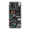 Дизайнерский силиконовый чехол для Realme C30 Найк