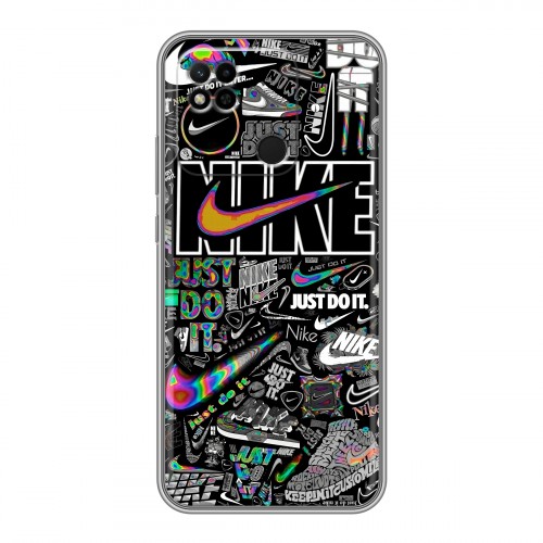 Дизайнерский силиконовый чехол для Xiaomi Redmi 10A Найк