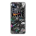 Дизайнерский силиконовый чехол для Xiaomi 12T Найк