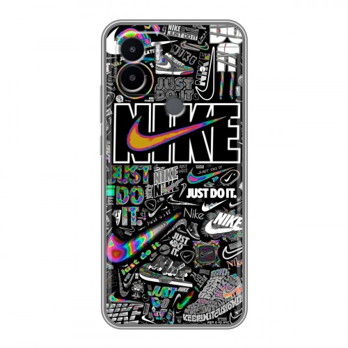 Дизайнерский силиконовый чехол для Xiaomi Redmi A1 Plus Найк