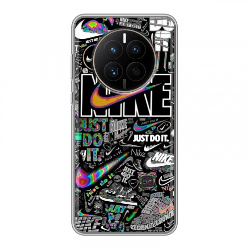 Дизайнерский силиконовый с усиленными углами чехол для Huawei Mate 50 Найк