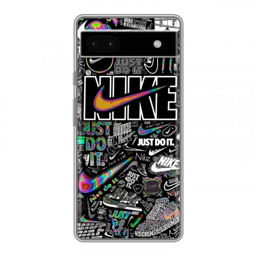Дизайнерский силиконовый чехол для Google Pixel 6a Найк