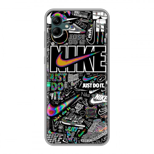 Дизайнерский силиконовый чехол для Samsung Galaxy A04 Найк