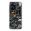 Дизайнерский силиконовый чехол для Vivo Y16 Найк