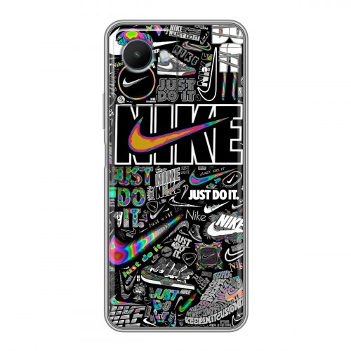 Дизайнерский силиконовый чехол для Realme C30s Найк