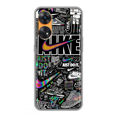 Дизайнерский силиконовый чехол для OPPO Reno8 T Найк