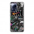 Дизайнерский силиконовый чехол для Xiaomi 13 Lite Найк