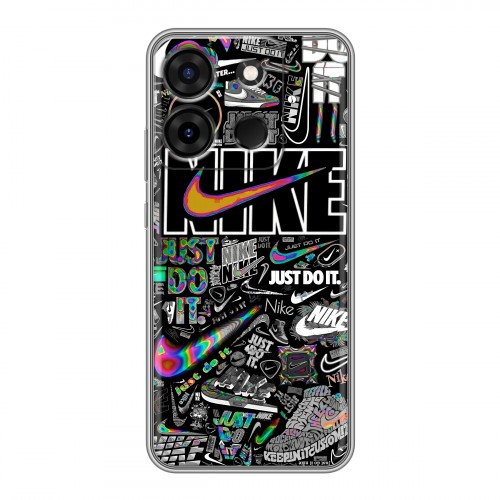 Дизайнерский силиконовый чехол для Infinix Smart 7 Найк