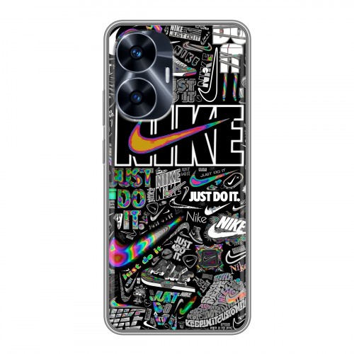 Дизайнерский силиконовый чехол для Realme C55 Найк