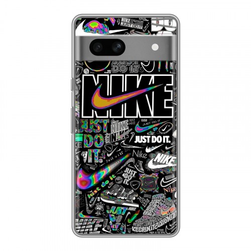 Дизайнерский силиконовый чехол для Google Pixel 7A Найк