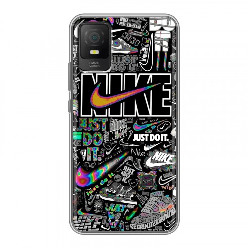 Дизайнерский силиконовый чехол для TCL 403 Найк