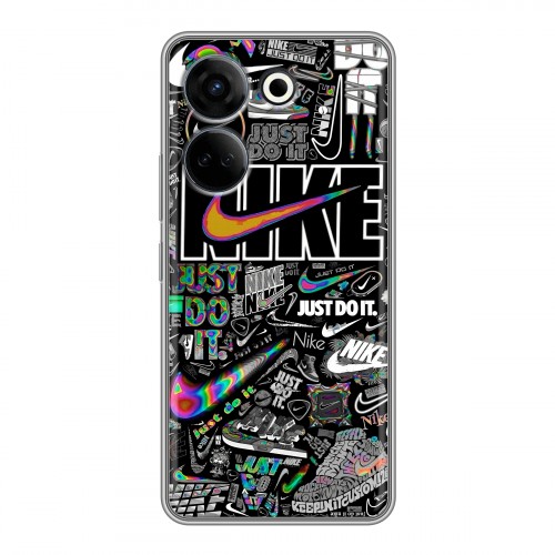 Дизайнерский силиконовый чехол для Tecno Camon 20 Найк