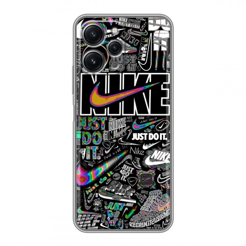 Дизайнерский силиконовый чехол для Xiaomi RedMi 12 Найк