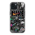 Дизайнерский силиконовый чехол для Iphone 15 Найк