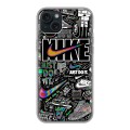 Дизайнерский силиконовый чехол для Iphone 15 Plus Найк