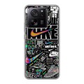 Дизайнерский силиконовый чехол для Xiaomi 13T Найк