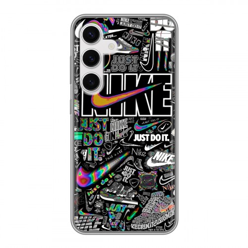 Дизайнерский силиконовый чехол для Samsung Galaxy S24 Найк