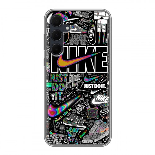 Дизайнерский силиконовый чехол для Samsung Galaxy A35 Найк