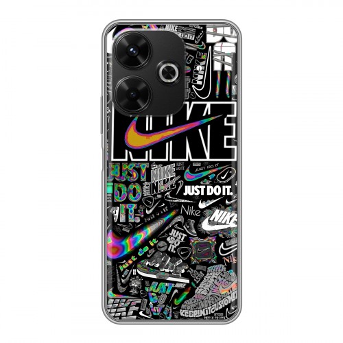 Дизайнерский силиконовый чехол для RedMi 13 4G Найк