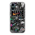 Дизайнерский силиконовый чехол для Iphone 16 Plus Найк