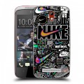 Дизайнерский пластиковый чехол для HTC Desire 500 Найк