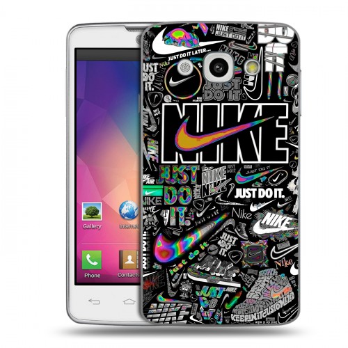 Дизайнерский пластиковый чехол для LG L60 Найк