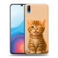 Дизайнерский пластиковый чехол для Vivo V11 котенок